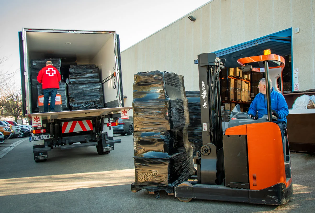 Donación: Cruz Roja